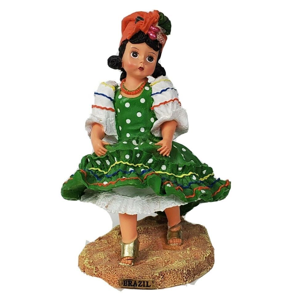 Madame Alexander Brazil 2000 Collectible Ceramic Figurine #573 - Picture 2 of 8